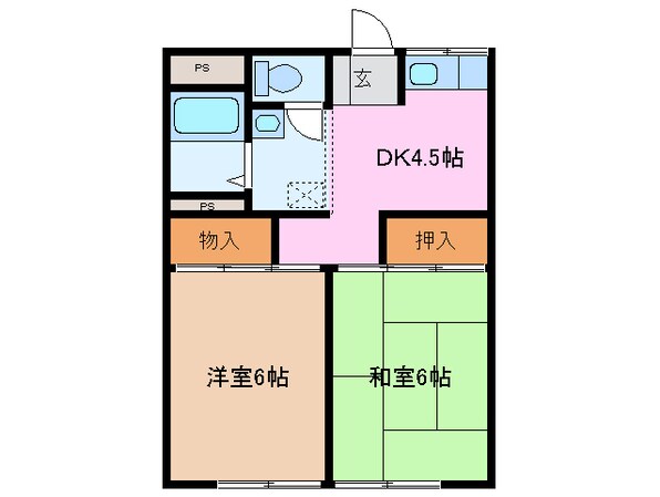 久居駅 徒歩10分 2階の物件間取画像